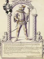 An illustration from Chronicle of the Hohenzollern Family (1572)