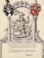 An illustration from Chronicle of the Hohenzollern Family (1572)