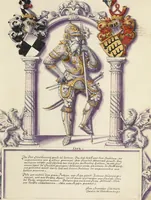 An illustration from Chronicle of the Hohenzollern Family (1572)