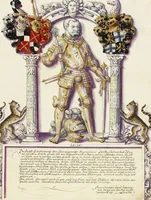 Picture 8 of 20 from Chronicle of the Hohenzollern Family (1572), leaf 9