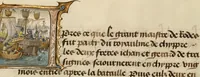 An illustration from Roman de Gillion de Trazegnies (1464)