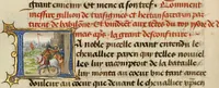 An illustration from Roman de Gillion de Trazegnies (1464)
