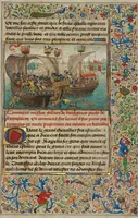 An illustration from Roman de Gillion de Trazegnies (1464)