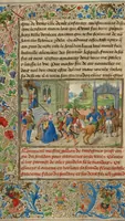 An illustration from Roman de Gillion de Trazegnies (1464)