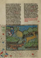 An illustration from Livre de la Chasse (1430)