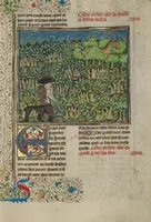 An illustration from Livre de la Chasse (1430)