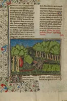 An illustration from Livre de la Chasse (1430)