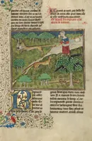 An illustration from Livre de la Chasse (1430)