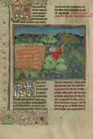 An illustration from Livre de la Chasse (1430)