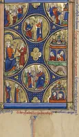 An illustration from Wenceslaus Psalter (1250)