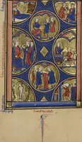Picture 7 of 23 from Wenceslaus Psalter (1250), leaf 25