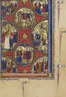 An illustration from Wenceslaus Psalter (1250)