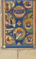 An illustration from Wenceslaus Psalter (1250)