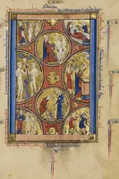 An illustration from Wenceslaus Psalter (1250)