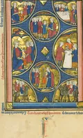 An illustration from Wenceslaus Psalter (1250)