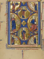An illustration from Wenceslaus Psalter (1250)