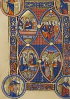 An illustration from Wenceslaus Psalter (1250)