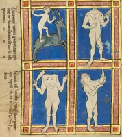 An illustration from De Natura Avium; De Pastoribus et Ovibus; Bestiarium; Mirabilia Mundi; Philosophia Mundi; On the Soul (1277)