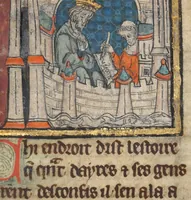 An illustration from Roman d’Alexandre (1290)