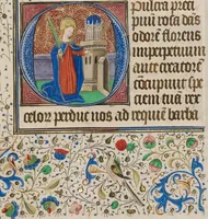 Picture 2 of 18 from Llangattock Hours, leaf 25