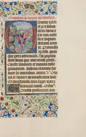 An illustration from Llangattock Hours