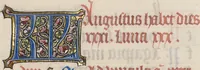 An illustration from Llangattock Hours