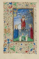 An illustration from Llangattock Hours
