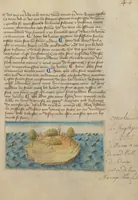 An illustration from Livre des merveilles du monde (Book of the Marvels of the World) (1460)