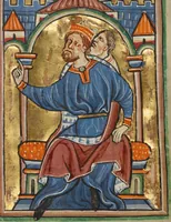 An illustration from Illustrated Vita Christi, with devotional supplements (1190)