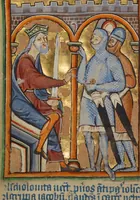 An illustration from Illustrated Vita Christi, with devotional supplements (1190)