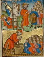 An illustration from Illustrated Vita Christi, with devotional supplements (1190)