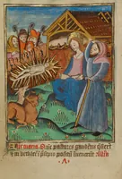 An illustration from Illustrated Vita Christi, with devotional supplements (1190)