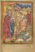 An illustration from Illustrated Vita Christi, with devotional supplements (1190)