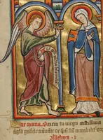 An illustration from Illustrated Vita Christi, with devotional supplements (1190)