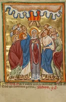 An illustration from Illustrated Vita Christi, with devotional supplements (1190)