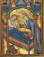 An illustration from Illustrated Vita Christi, with devotional supplements (1190)