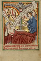 An illustration from Illustrated Vita Christi, with devotional supplements (1190)