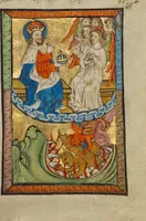 An illustration from Illustrated Vita Christi, with devotional supplements (1190)