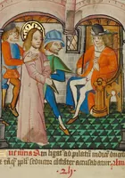 An illustration from Illustrated Vita Christi, with devotional supplements (1190)