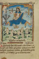 An illustration from Illustrated Vita Christi, with devotional supplements (1190)