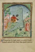 An illustration from Illustrated Vita Christi, with devotional supplements (1190)