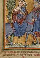 An illustration from Illustrated Vita Christi, with devotional supplements (1190)