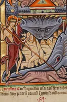An illustration from Illustrated Vita Christi, with devotional supplements (1190)