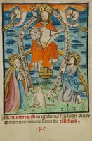 An illustration from Illustrated Vita Christi, with devotional supplements (1190)