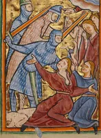 An illustration from Illustrated Vita Christi, with devotional supplements (1190)