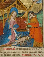 An illustration from Illustrated Vita Christi, with devotional supplements (1190)