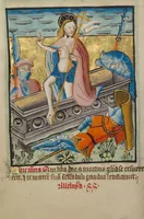 An illustration from Illustrated Vita Christi, with devotional supplements (1190)