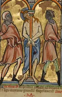 An illustration from Illustrated Vita Christi, with devotional supplements (1190)