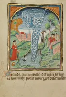 An illustration from Illustrated Vita Christi, with devotional supplements (1190)