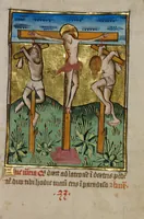 An illustration from Illustrated Vita Christi, with devotional supplements (1190)